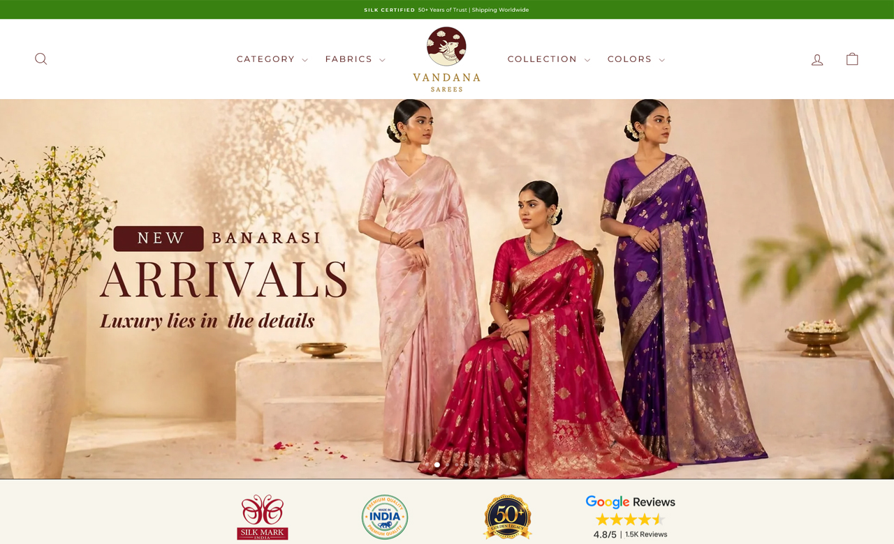 Vandana Sarees